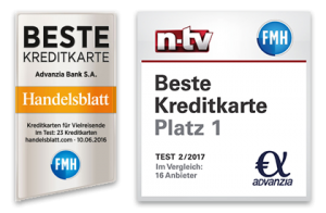 Advanzia testsieger siegel 1